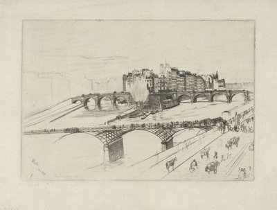 Île de la Cité by James Abbott McNeill Whistler