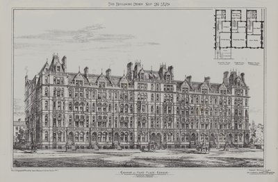 Cadogan Terrace, Cadogan and Hans Place Estate, Chelsea, 1879 by James Akerman