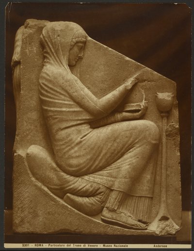 Detail, Throne of Venus, National Museum by James Anderson