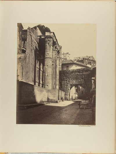 The Temple of Mars Ultor and the Gate of the Forum of Augustus, now Arco de