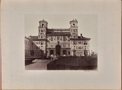 Villa Medici; the facade towards the garden, now the French Academy by James Anderson