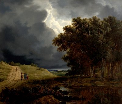 The Edge of a Forest, Storm Coming On, 1826 by James Arthur OConnor
