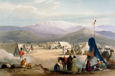 British Army Camp at Dadur at the Entrance to the Bolan Pass, First Anglo-Afghan War by James Atkinson