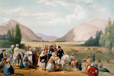 Surrender of Dost Mohammad Khan, Kabul, First Anglo-Afghan War, 1838-1842 by James Atkinson