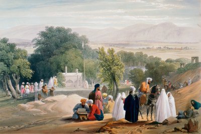 Tomb of Emperor Babur, Kabul, First Anglo-Afghan War by James Atkinson