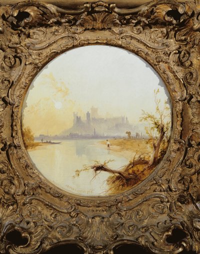 A View of Windsor Castle from the Thames by James Baker Pyne