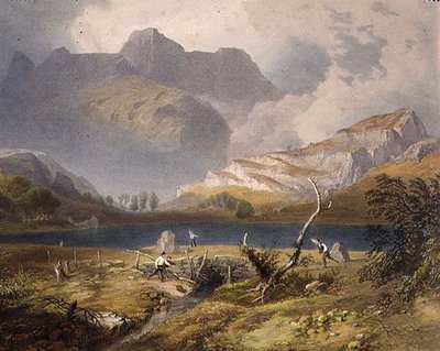 Langdale Pikes (detail) by James Baker Pyne