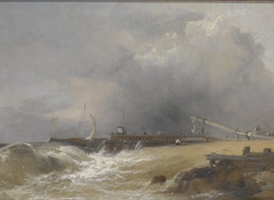 Littlehampton Pier on the Sussex Coast by James Baker Pyne