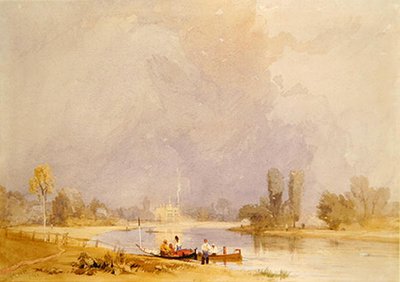 Syon House, on the Thames by James Baker Pyne