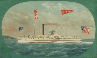 Steamer St. Lawrence, 1850 by James Bard