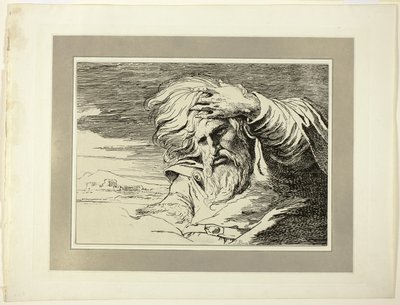 Eastern Patriarch, from the first issue of Specimens of Polyautography by James Barry