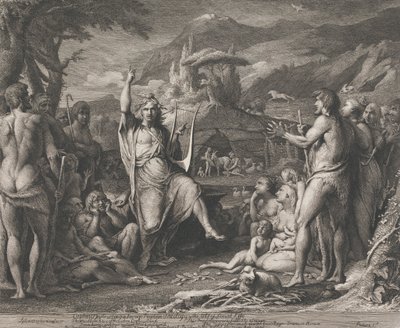 Orpheus Instructing in Theology (Designs for the Walls of the Great Room of Society for the Encouragement of the Arts) by James Barry