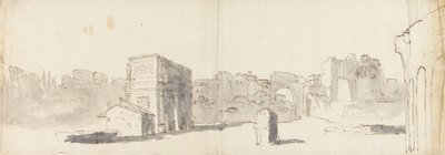Rome, A View of the Arch of Constantine with Other Ruins by James Barry