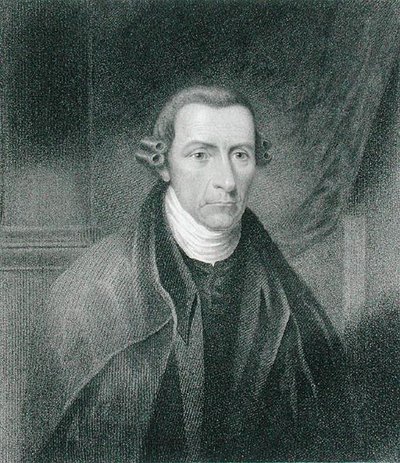 Patrick Henry (1736-99) engraved by Edward Wellmore (fl.1835) by James Barton (after) Longacre