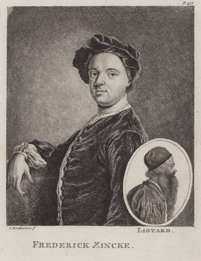 Christian Friedrich Zincke, German Miniaturist by James Bretherton