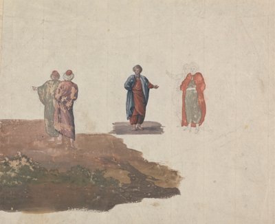 Five Men Talking by James Bruce