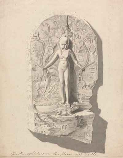 No.1 A Table of Hieroglyphics Found at Axum by James Bruce