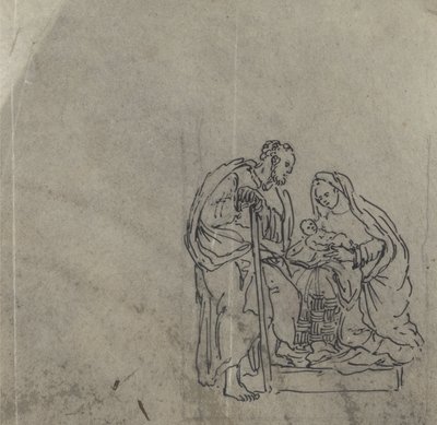 Sketch of Man, Woman and Child by James Bruce
