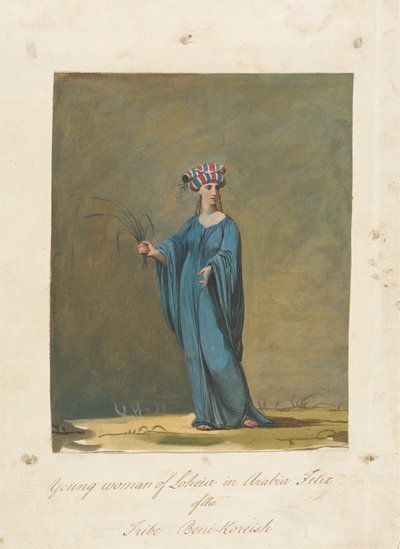Young Woman of Loheia in Arabia Felix of the Tribe Beni-Koreish by James Bruce