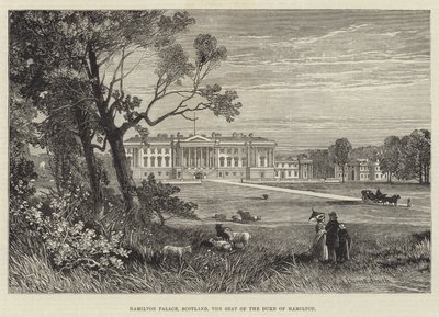 Hamilton Palace, Scotland, the Seat of the Duke of Hamilton by James Burrell Smith