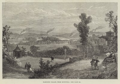 Hamilton Palace, from Bothwell by James Burrell Smith