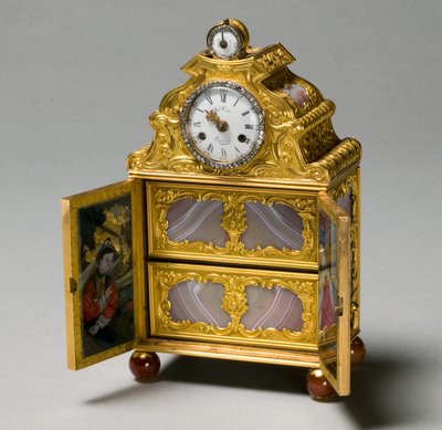 Miniature Cabinet with Watch by James Cox