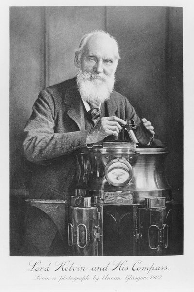 Lord Kelvin and his compass by James Craig Annan