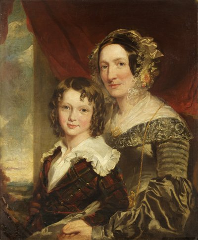 Mrs Margaret Moor and Her Son Tom by James Curnock