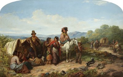 The Breaking-Up of the Camp by James Curnock