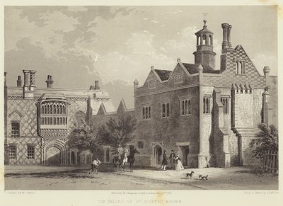 The Priory of St Osyth, Essex by James Dafforne