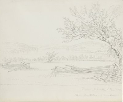 Derwent Lake from Mr. W. Mains Residence by James David Smillie