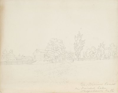 Mr. Mains House on Derwent Lake, Susquehanna Co. Pa. by James David Smillie