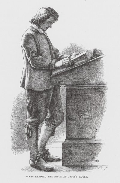 James Reading the Bible at Gaius