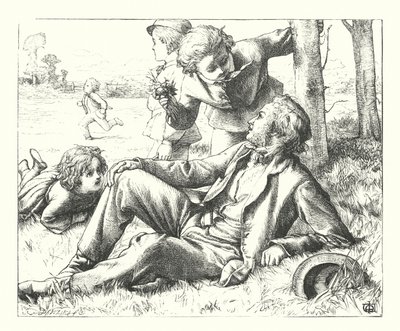 Sunday in the Fields by James Dawson Watson