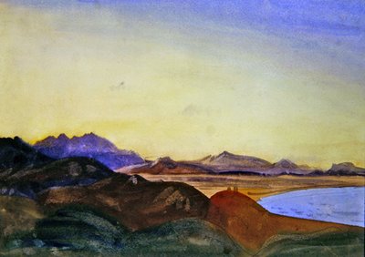 Collioure, Canigoure in the Distance by James Dickson Innes