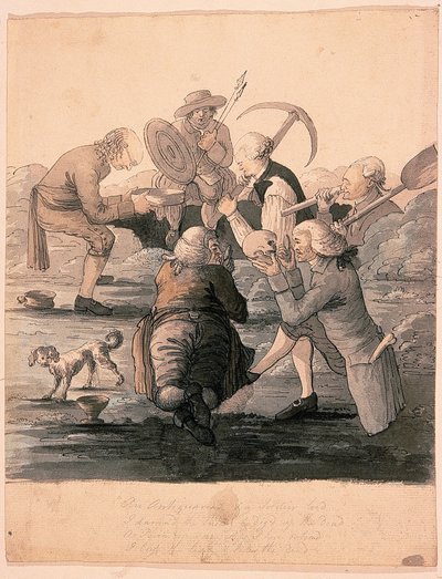 The Barrow Diggers, c.1787 by James Douglas