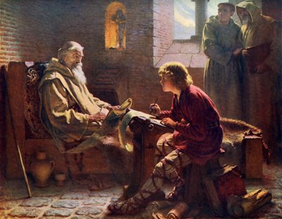 The Venerable Bede Translating the Last Chapter of St John by James Doyle Penrose