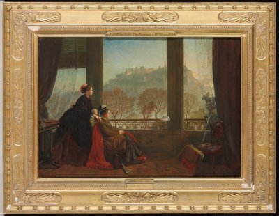Portrait of the Baroness Burdett Coutts and her Companion Mrs. Brown by James Drummond