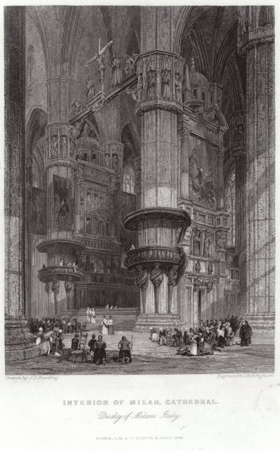 Interior of Milan Cathedral by James Duffield Harding