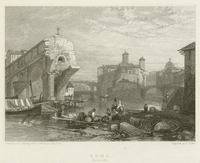 Rome, Ponte Rotti by James Duffield Harding