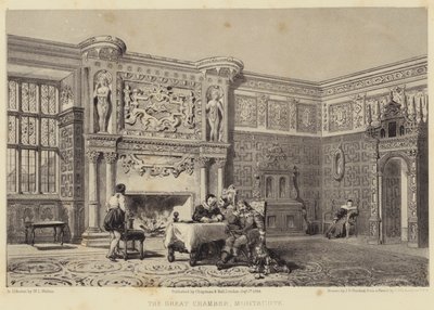The Great Chamber, Montacute by James Duffield Harding