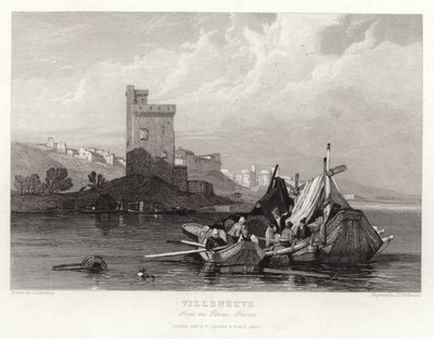 Villeneuve from the Rhone by James Duffield Harding