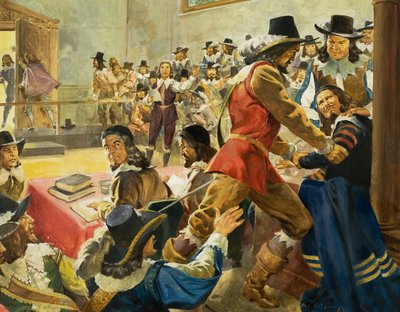 Arrest of Speaker in the House of Commons by James Edwin McConnell