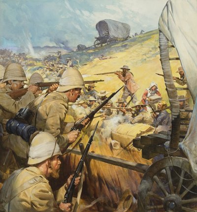 Boer War Skirmish by James Edwin McConnell