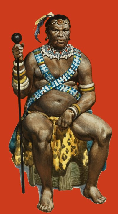 Chief Dingaan of the Zulus by James Edwin McConnell