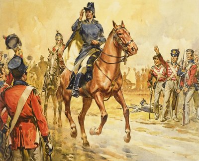 Duke of Wellington Rallying His Troops by James Edwin McConnell