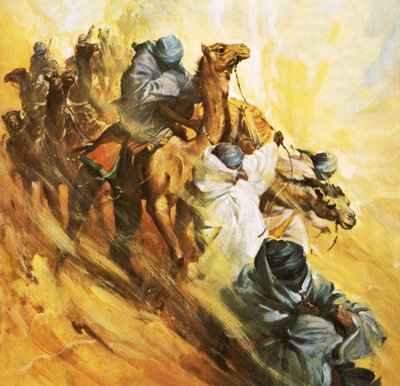 Rosita Forbes Setting Out to Find the Semi-Mythical Fortress of Kufra by James Edwin McConnell