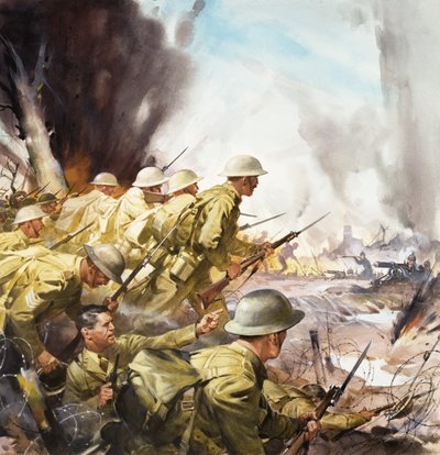 The Slaughter on the Somme by James Edwin McConnell