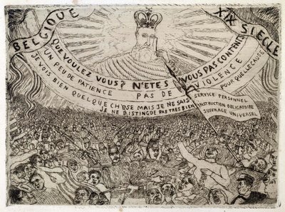Belgium in the 19th Century by James Ensor