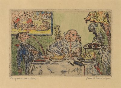 Gluttony by James Ensor
